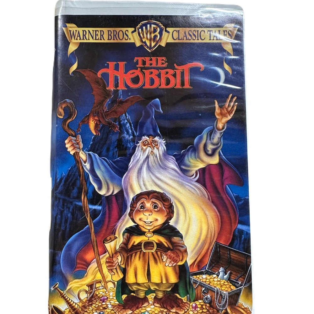 The Hobbit Warner Bro's VHS tape